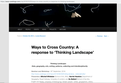 Ways to Cross Country - 3 -2016